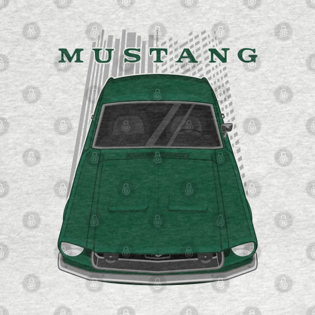 Ford Mustang Fastback 1968 - Dark Green by V8social